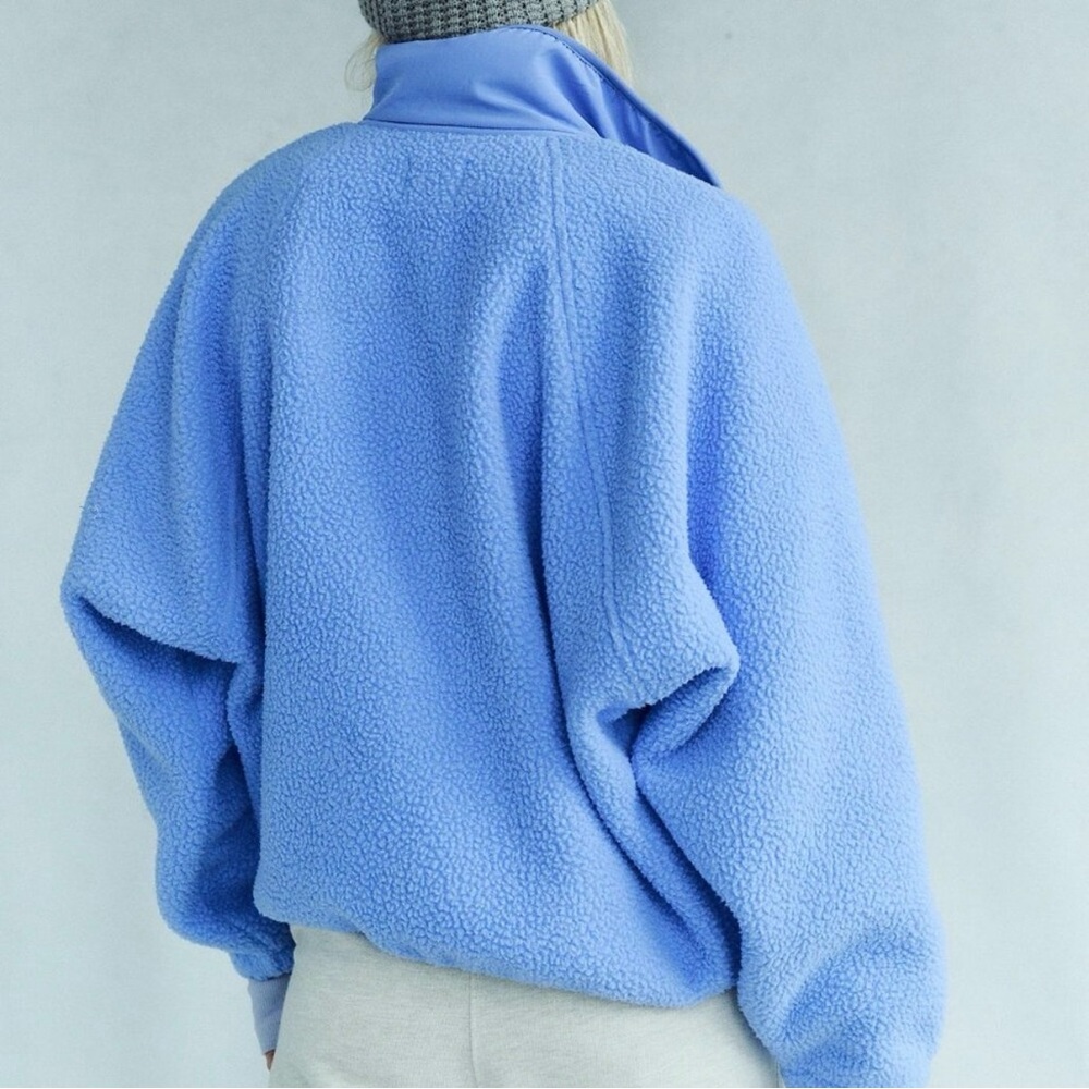 Free People Movement New Hit The Slopes Fleece Jacket blueberry - Picture 6 of 6